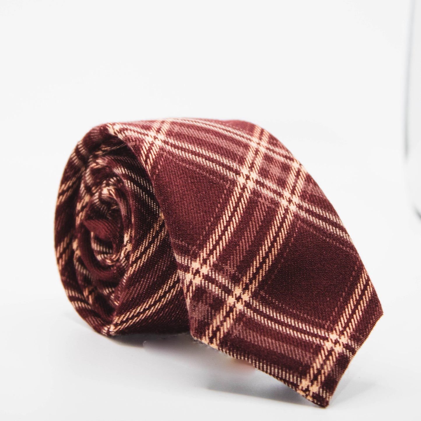 Woven Plaid Tie