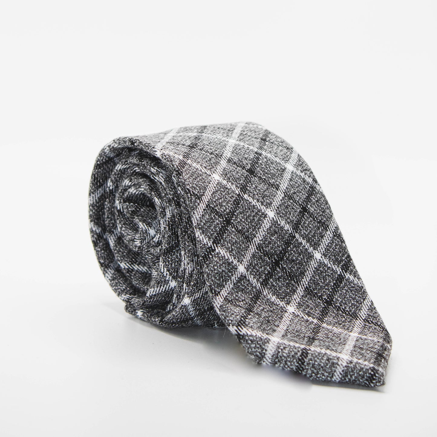 Woven Plaid Tie