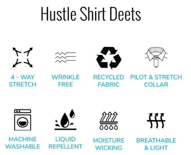 Performance Dress Shirt, Black